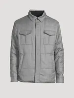 Wool Reversible Overshirt