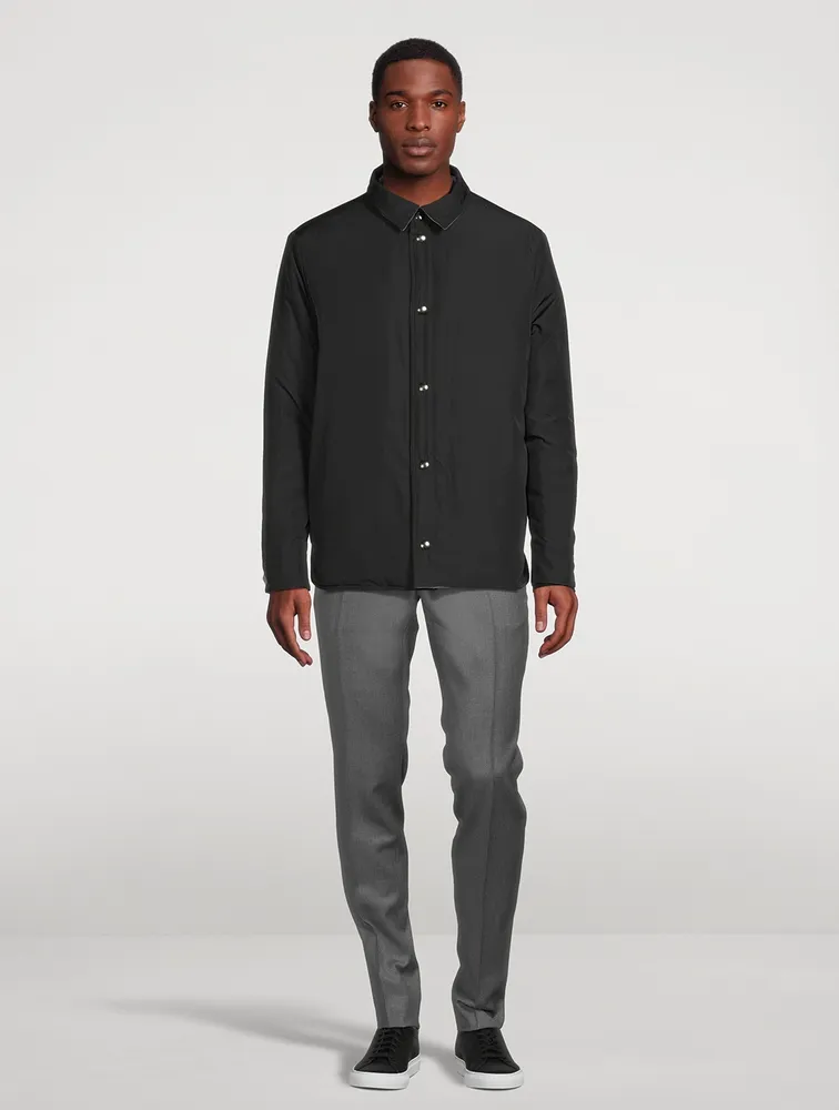Wool Reversible Overshirt