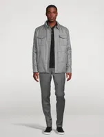 Wool Reversible Overshirt