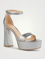 Holly Satin Platform Sandals