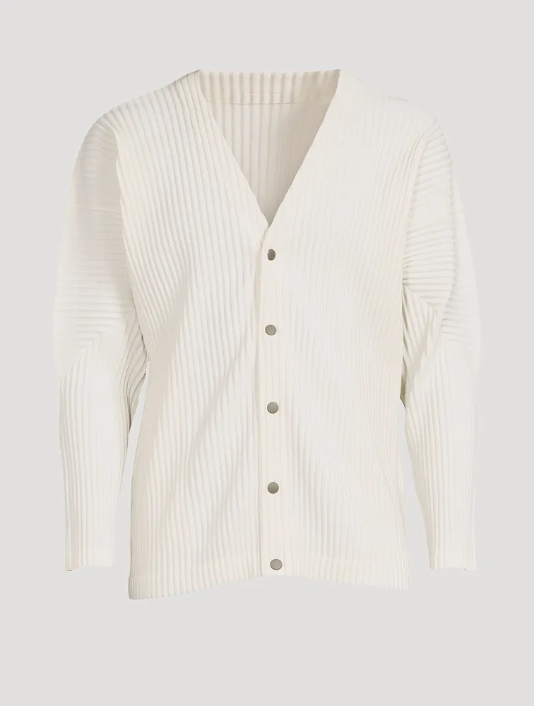 Colour Pleats Cardigan