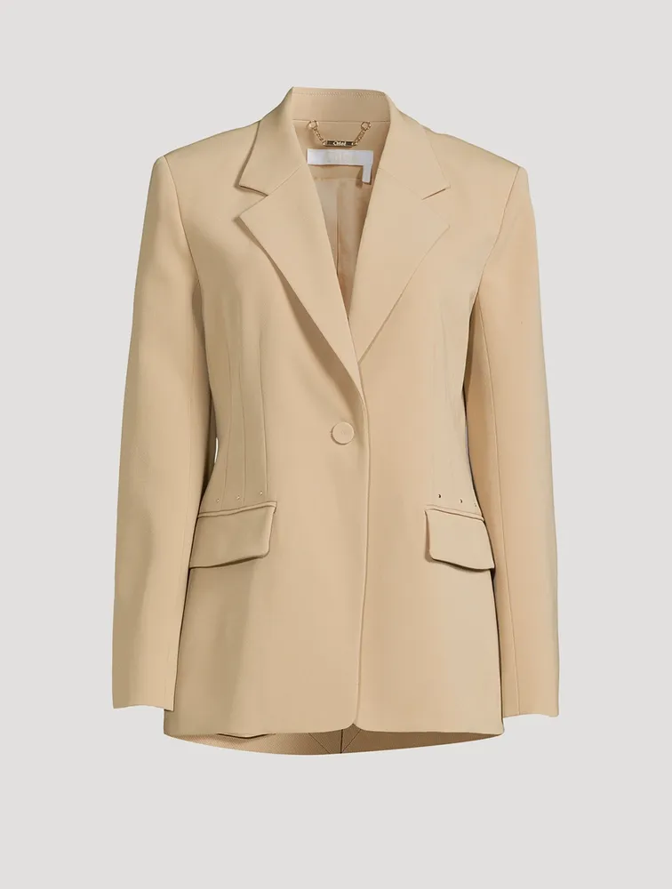 Wool Corset Blazer