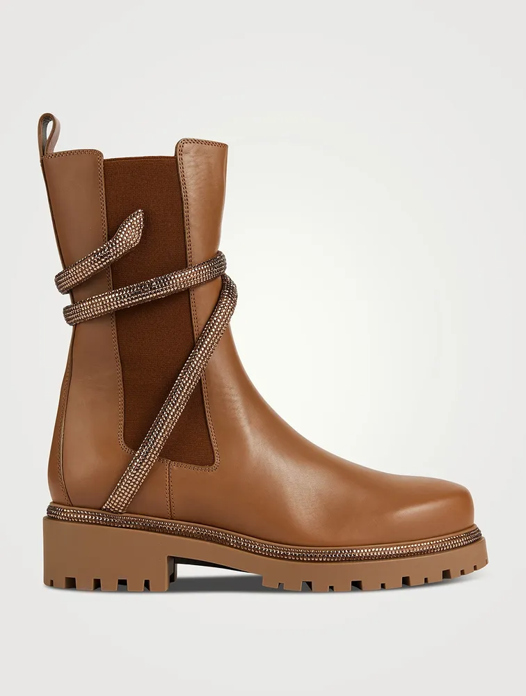 Cleo Leather Combat Boots
