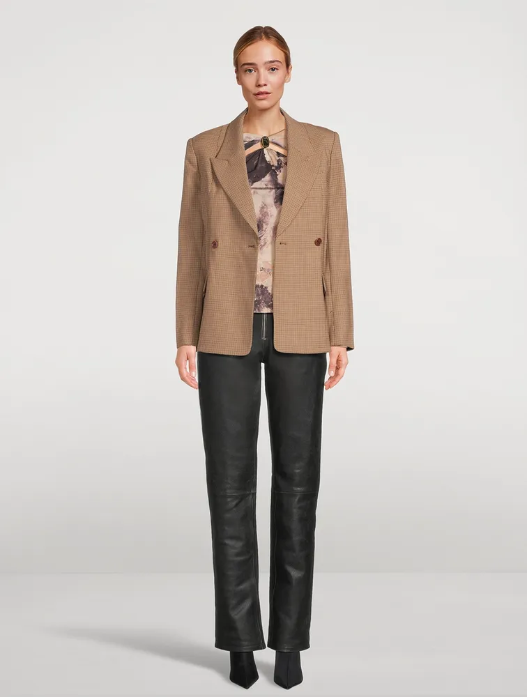 Kandice Printed Cut-Out Top