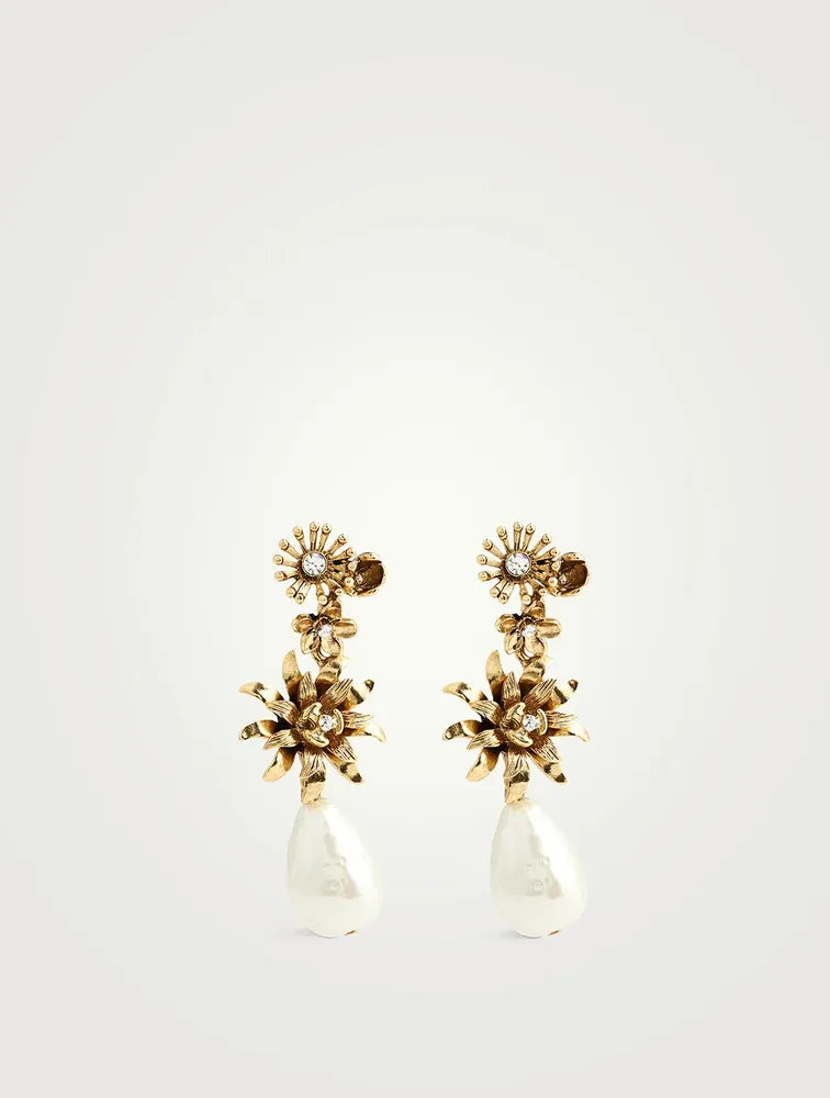 Bloom Faux Pearl Earrings