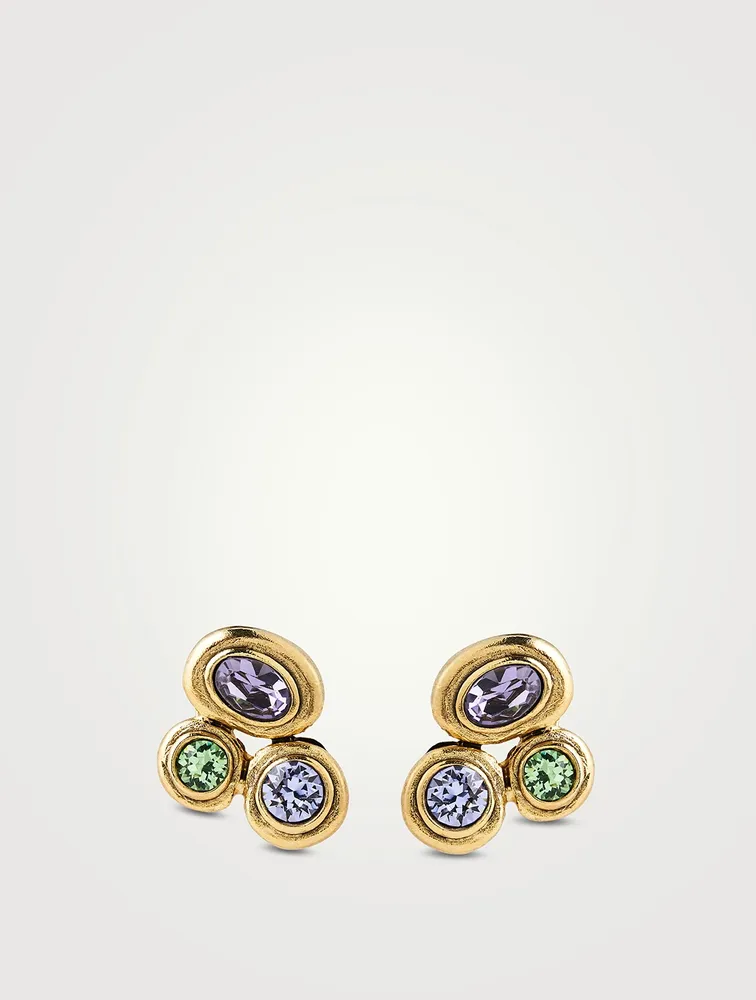 Gumdrop Button Earrings