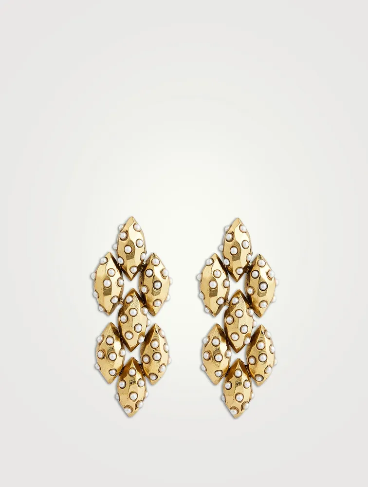Pearl Tank Earrings