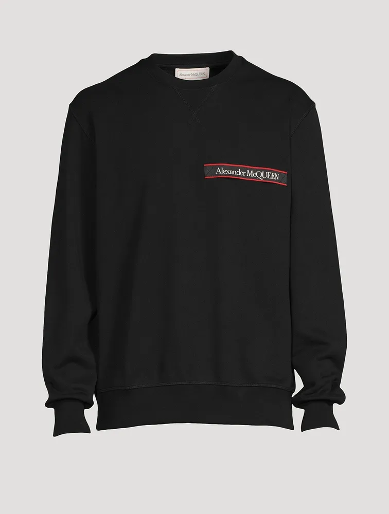 Selvedge Logo Sweatshirt With Tape Detail