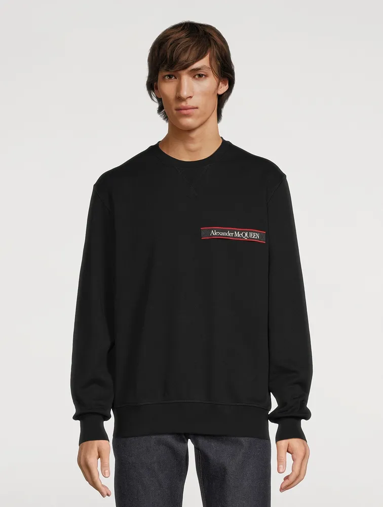 Selvedge Logo Sweatshirt With Tape Detail