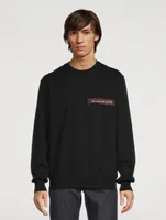 Selvedge Logo Sweatshirt With Tape Detail