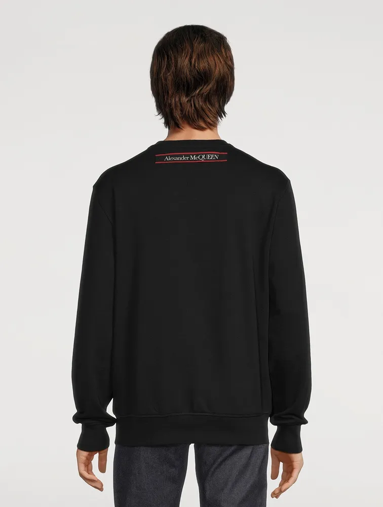 Selvedge Logo Sweatshirt With Tape Detail