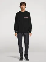 Selvedge Logo Sweatshirt With Tape Detail