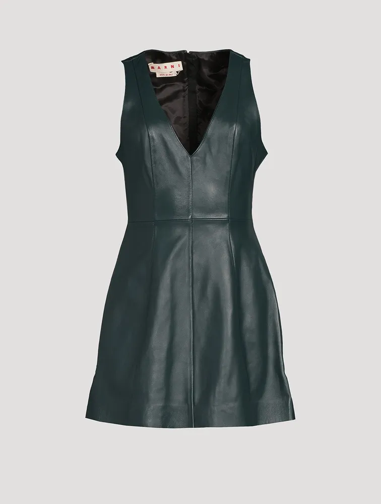 Leather Mini Dress