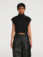 Distressed Sweater Vest
