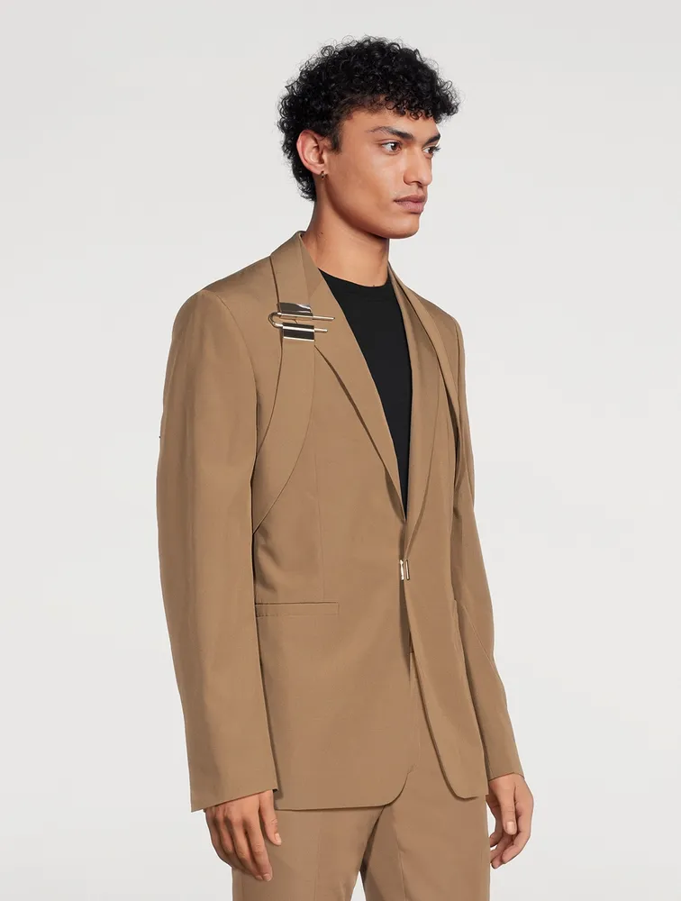 U-Lock Harness Slim Fit Jacket