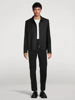 Wool Zipped Short Jacket
