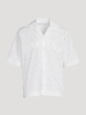 Boxy Fit Short-Sleeve Shirt With Logo