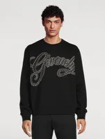 Base Classic Fit Sweatshirt With Studded Logo