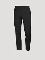 Wool-Blend Tailored Pants