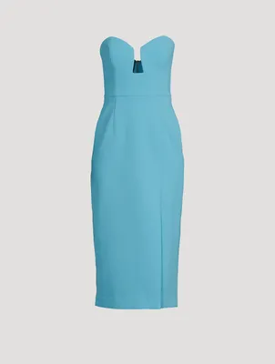 Michelle Strapless Midi Dress