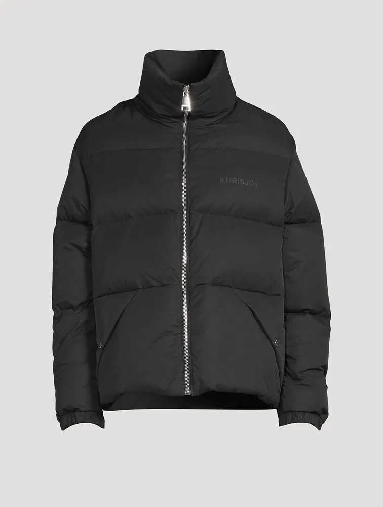 Oversized Down Bomber Jacket