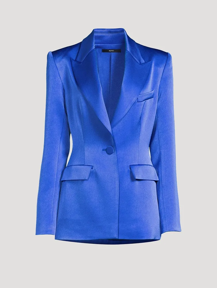 Aro Satin Crepe Blazer