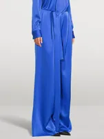 Landon Belted Wide-Leg Pants