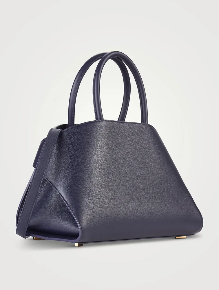 Small Hug Leather Satchel