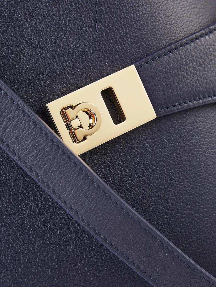 Small Hug Leather Satchel