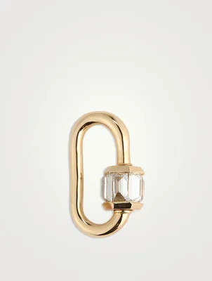 18K Gold Total Baguette Babylock With Diamonds