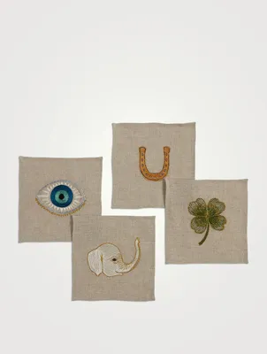 Good Luck Cocktail Napkin Set