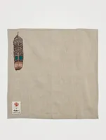 Owl Feather Dinner Napkin