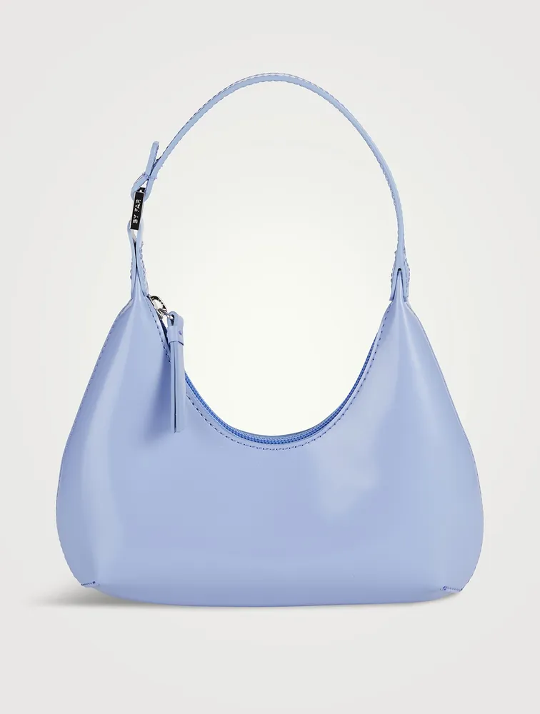 Baby Amber Semi-Patent Leather Shoulder Bag