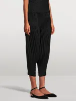 Linen Like Pleats Pants