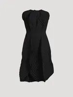 Resonant Pleats Midi Dress