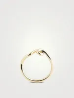 9K Gold Wave Stacking Ring