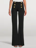High-Waisted Flared Pants