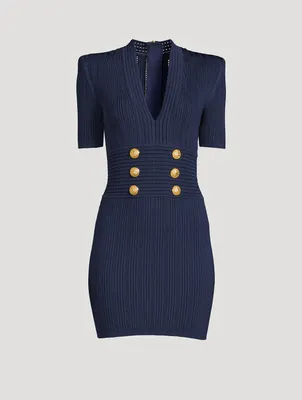V-Neck Mini Dress