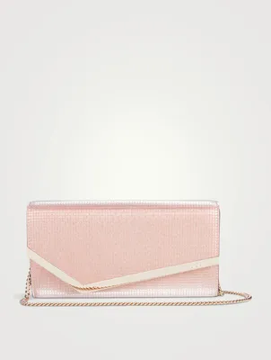 Emmie Crystal Mesh Clutch