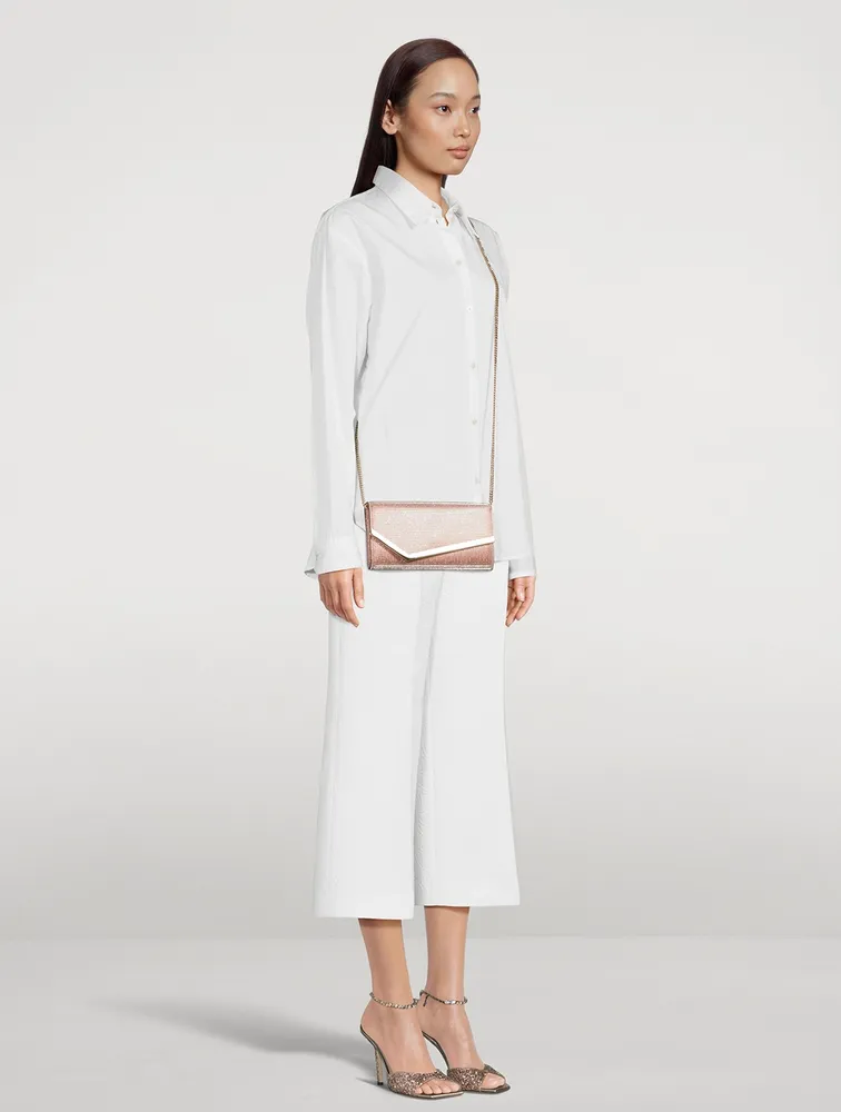 Emmie Crystal Mesh Clutch