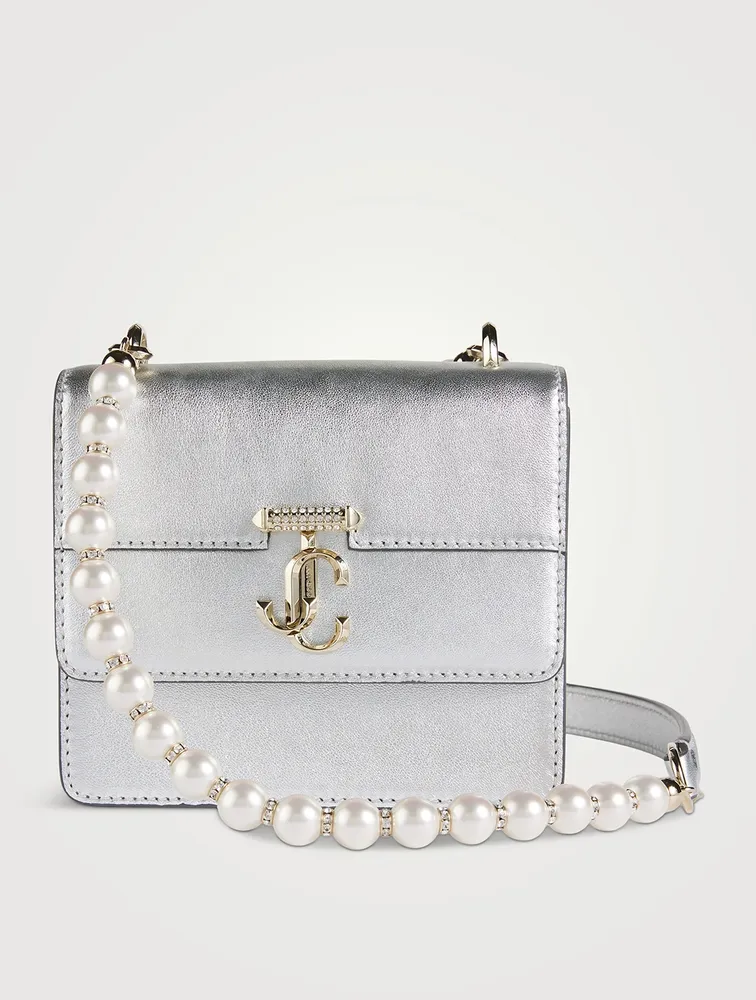 XS Avenue Quad Metallic Leather Crossbody Bag