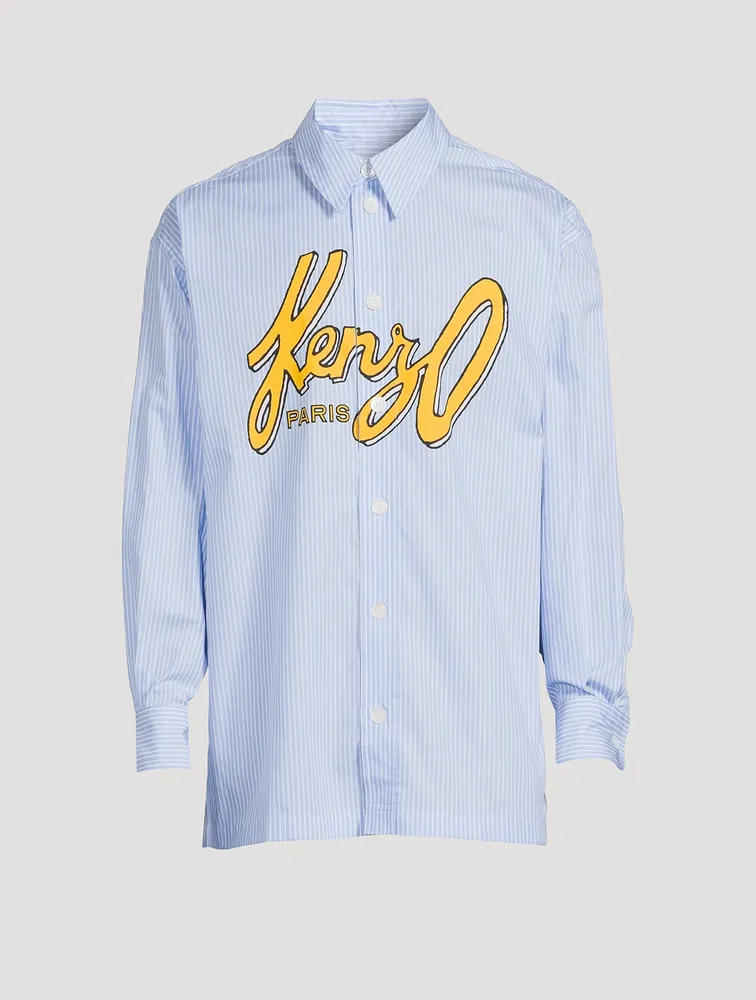 Archive Logo Shirt Striped Print