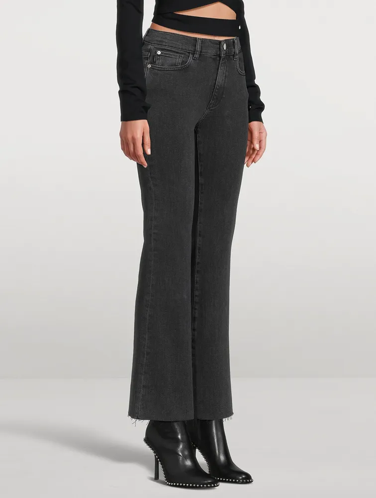 Bridget High-Rise Bootcut Crop Jeans