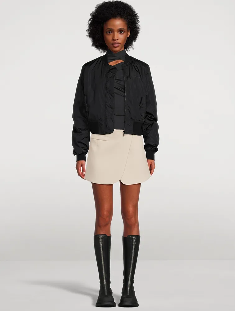 Wrap Mini Skirt