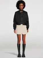 Wrap Mini Skirt