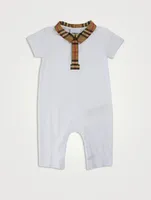 Short-Sleeve One-Piece Playsuit
