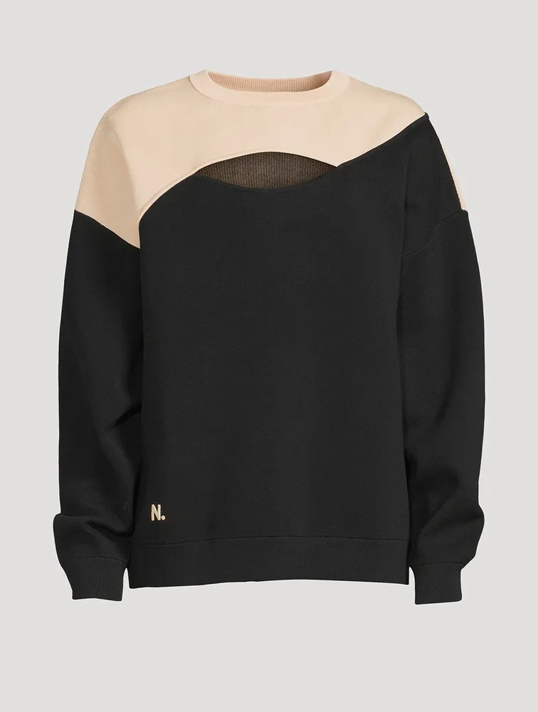 Balanced Organic Cotton-Blend Sweater