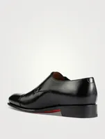 Carter Leather Monk Strap Shoes