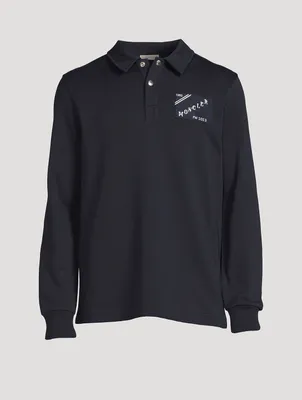 Cotton Polo Sweatshirt