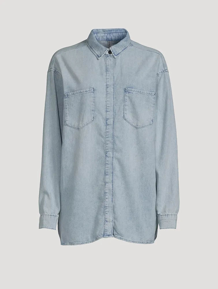 Ms. Charlotte Oversized Denim Shirt